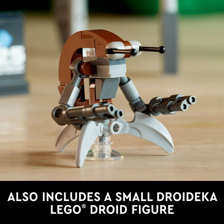 LEGO Star Wars Droideka Model for Build and Display Collectible Brick Built Destroyer Droid Figure Star Wars Fan Gift Idea for Adults or Any