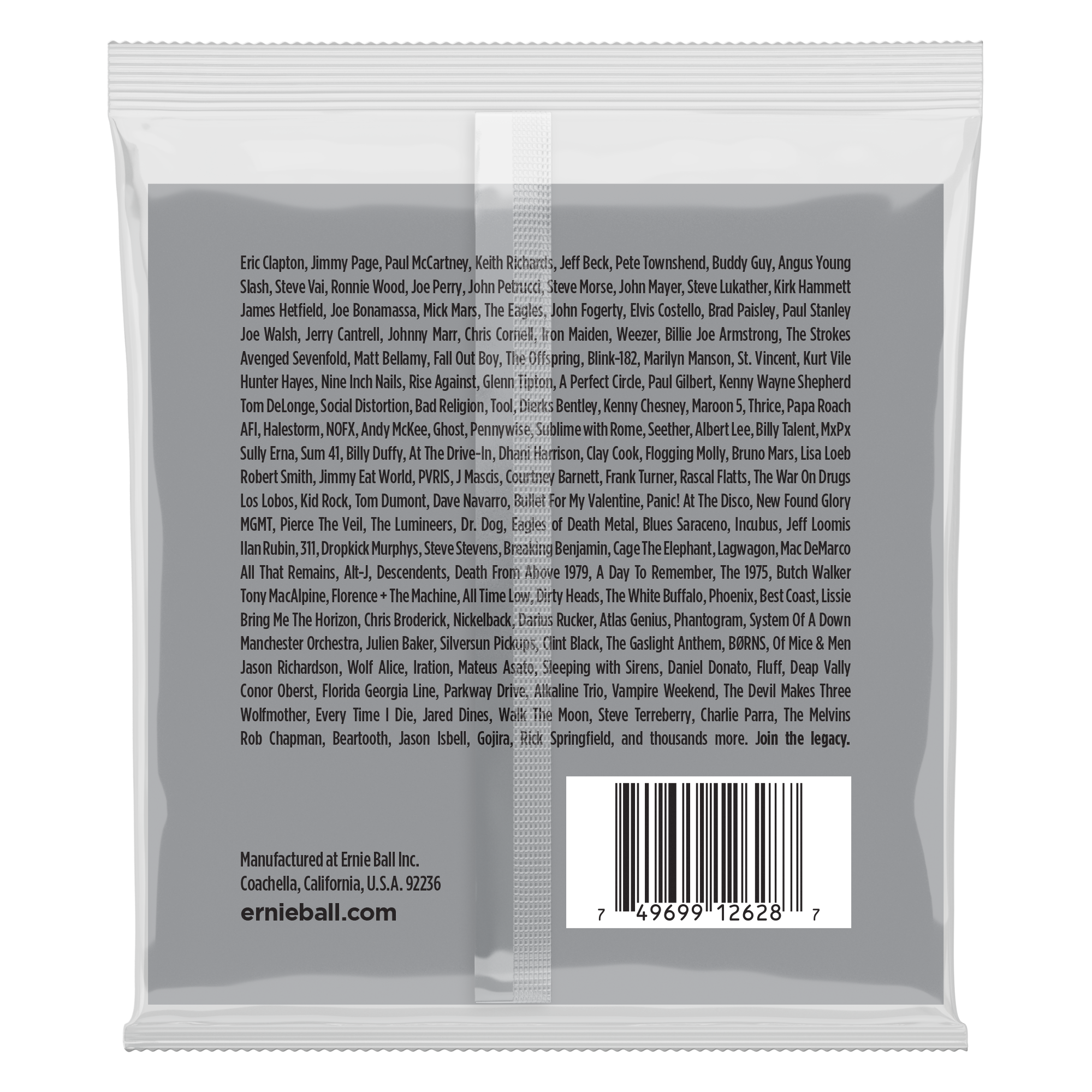 3 PACK Ernie Ball 2628 9-String Slinky Nickel Wound Electric Guitar Strings (9 - 105)