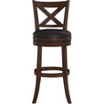 thumbnail image 4 of ZXNYH Swivel Counter Height Barstool 24 Inch Seat Height Light Brown Set of 1, 4 of 7