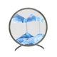 thumbnail image 5 of Imagen de arte de arena Imagen de arena dinámica Reloj de Artesanía de vidrio redonda Azul Zulema Imagen de arena dinámica, 5 of 8
