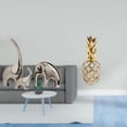 thumbnail image 2 of Figuras de familia de elefantes de cerámica y escultura de mesa de resina dorada para decoración del hogar, oficina, estante, armario, dormitorio y sa, 2 of 8