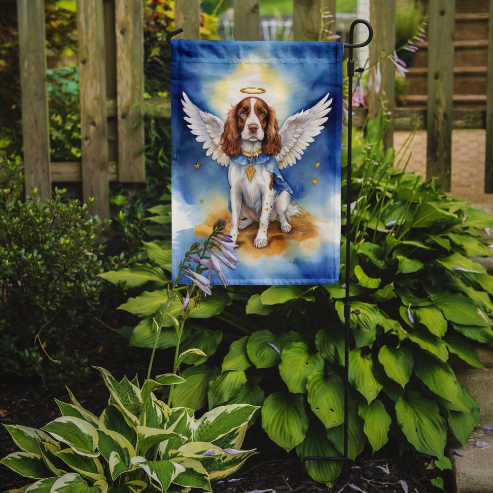 Welsh Springer Spaniel My Angel Garden Flag 11.25 in x 15.5 in