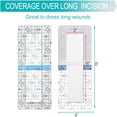 thumbnail image 4 of HLONK 25 PCS Waterproof Incision Bandages - Large Wound Dressing for Knee  Hip Replacement  Post-Surgical Shower Protection  Adhesive Island Dressing, 4 of 5