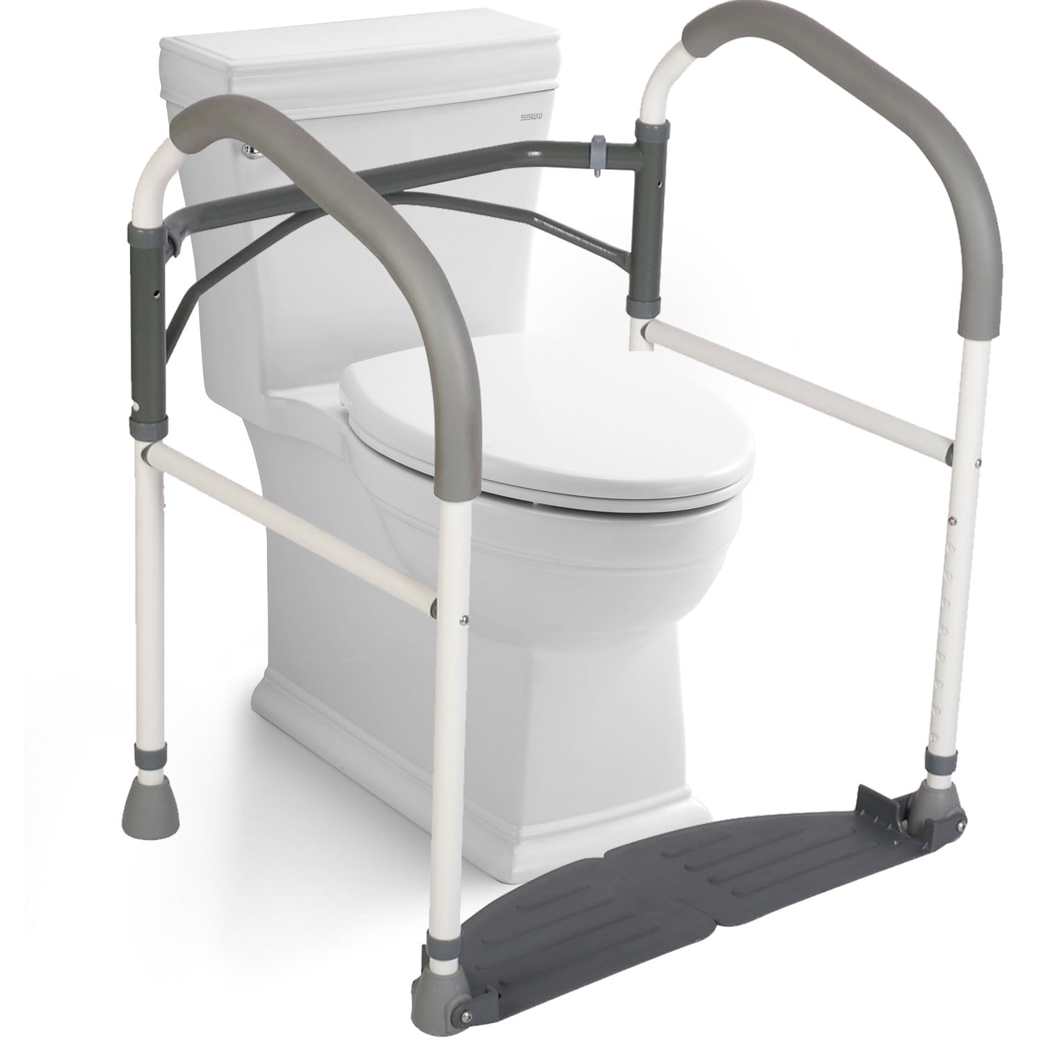 bimiti Folding Toilet Safety Frame & Rail 24" Bathroom Heavy Duty
