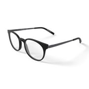 Bio Eyes Men's BE152 Myrtle Round Prescription Eyeglasses with Case, Black