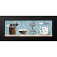 thumbnail image 2 of Gorham, Gregory 14x7 Black Modern Framed Museum Art Print Titled - Blue Bath Panel I, 2 of 5