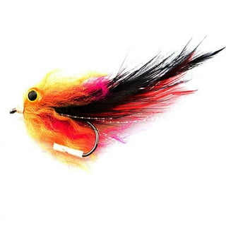 Epoxy Minnow Streamer Fly Saltwater Bass Trout Perch Chub , 4pcs B,  21mm(0.83inch) 