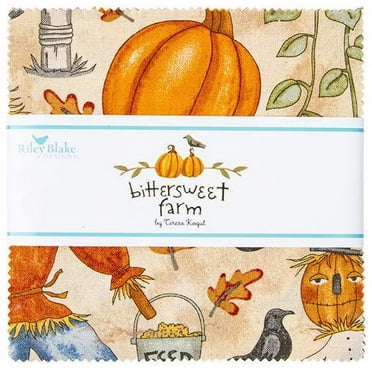 Bittersweet Farm Riley Blake Stacker by Teresa Kogut; 42 - 5" Precut Fabric Quilt Squares