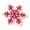 White, variant on Christmas Throw Pillows Plush Snowflake Shaped Pillow for Xmas Winter Holiday Party Bedroom Living Room Cushion Couch Sofa Decoration (Brown)