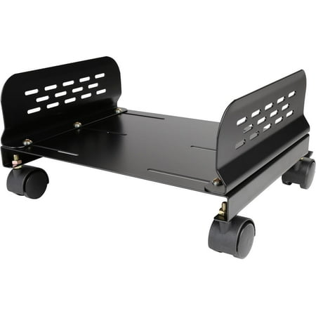 UPC: 0810154010370 | Syba SY-ACC65079 Metal Mobile Desktop Tower Computer Rolling Stand with Adjustable Width and Caster Wheels