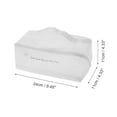 thumbnail image 2 of 1 Pc Large Capacity Makeup Bag for Business White Mesh Fabric, 2 of 6