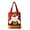 Santa Claus, variant on Dserhfy Christmas Gift Handbag Portable Handle Cartoon 3D Santa Snowman Elk Bear Heavy Duty Cloth Reusable Grocery Treat Candy Party Favor Present Bag