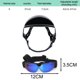 thumbnail image 2 of Casco para cachorros, gafas protectoras UV, correa ajustable para perros, casco resistente al viento y a la nieve, máscara para los ojos para montar a caballo para perros, 2 of 6
