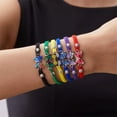 thumbnail image 3 of GKNET Elegant Colorful Butterfly Handmade Braided Bracelet Adjustable Jewellery Women-#3, 3 of 9
