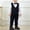 Black, variant on Boys Formal 3 Piece Suit Set, Classic Vest Pants and Shirt Outfit for Kids, Wedding Party and School Event, Age 1-7 Years Blue 100