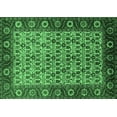 thumbnail image 1 of Ahgly Company Indoor Rectangle Oriental Emerald Green Industrial Area Rugs, 3' x 5', 1 of 4