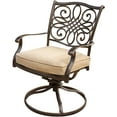 thumbnail image 4 of Cambridge Seasons 5-Piece Dining Set in Tan with Four Swivel Rockers, 4 of 6