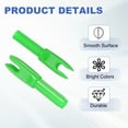 thumbnail image 3 of Uxcell Archery Arrows Nocks, Plastic Insert Arrow Nock Replacement Arrow Tails for Hunting Shooting Compound Recurve Bow Green, 3 of 7