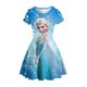 thumbnail image 1 of Vestido de princesa Elsa de Disney, ropa de verano, vestido de niña coronada de Frozen King, ropa para niños, Vestido Cainival de Navidad para niños110 Gao Jinjia LED, 1 of 2