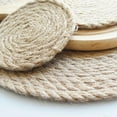 thumbnail image 6 of Yinmeet Flax Straw Restaurant Round Place Mat Table Cloth Pad Insulation Cup Bowl Tableware, 6 of 9