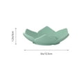 thumbnail image 2 of SOPOTUTU 3Pcs Lotus Silicone Soap Dish with Anti Skid Design for Soap Storage and Drainage, 2 of 5