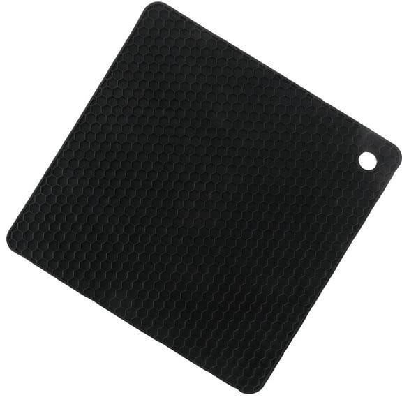 FELTECHELECTR 1Pc Blue Silicone Honeycomb Placemat Heat Insulation Table Mat Anti Slip for Tableware Protection