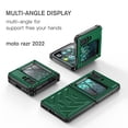 thumbnail image 6 of TECH CIRCLE for Motorola Moto Razr 2022 Case, Full-Body Dual Layer Heavy Duty Shockproof Rugged Anti-Scratch Protective Case Built-in Screen Protector For Motorola Moto Razr 5G 2022 6.7 inch, Green, 6 of 6