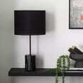 thumbnail image 3 of Bouclair Lampe de Table Noire avec Base en Marbre, 3 of 10
