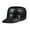 Silver black 1, variant on New Men Spring/Winter Genuine Leather Black/Brown Flat Baseball Caps Male 54-62 Cm Customized Size Outdoor Golf Ha ,Fashion Design