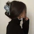 thumbnail image 4 of QIQUWOHUL Large Sparkly Butterfly Hair Clips For Women Metal Hair Jaw Non Slip Cute Hairclips Accessories For Thick Hair Gold&Black, 4 of 4