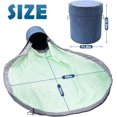 thumbnail image 4 of Sturdy Dog Toy Bin, Versatile Storage Solution Slide and Play Mat for Building Blocks Organizer, Quick Cleanup System Encourages Independence (Blue), 4 of 7