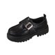 thumbnail image 2 of Xucatan Women's Patent Leather Tassel Loafers, Chunky Sole Slip-On Flat Shoes, Classic British Style Casual Shoes for Women, Plus Size Uniform Shoes Gift, 2 of 8