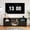 Black, variant on LUCKYELF Modern TV Stand for TVs up to 80", Entertainment Center with Storage, Media TV Console Table for Living Room, Bedroom, Black Color