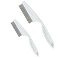 thumbnail image 1 of Peine Eliminador Pulgas Y Garrapatas Removedor Pelo para Herramienta Limpieza Acero Inoxidable 2 Uds., 1 of 9