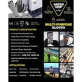 thumbnail image 4 of OPNBar Nitrile Coated Work Gloves - Touchscreen Compatible, A3 Cut Resistant, Reinforced Thumb Crotch, Safer Grip for Work (A3 XXL, 3 Pair), 4 of 7