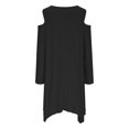 thumbnail image 5 of Hrsba Women's Winter Casual Dresses, Plus Size Dresses Winter Dress for Women Solid Color Off Shoulder Long Sleeve Casual Dress, 5 of 5