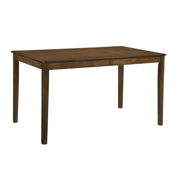 JERFIT Modern Rectangular Dining Table for 4, Brown Wood Kitchen Table, Farmhouse Dining Room Furniture