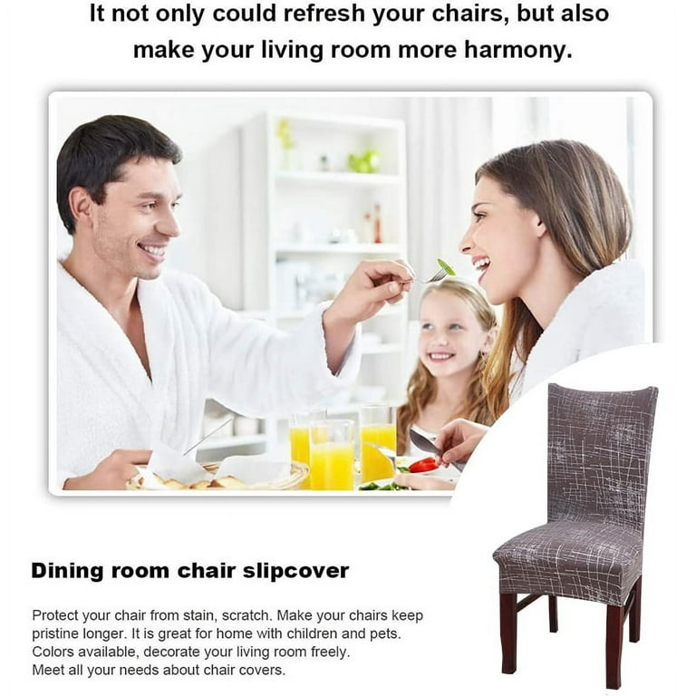 Chair slipcover auchen stretch printed patterns dining chair covers set new arrivals