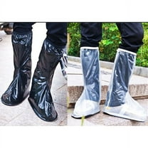 HEALEEP Waterproof Boot Covers Reusable And Foldable White 14.2X11.8X4.7In For Men In Rainy Weather