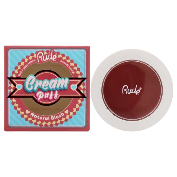 Rubor natural Cream Puff - Mochi de Rude Cosmetics para mujeres - Rubor de 0.21 oz