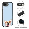 thumbnail image 2 of WIRESTER Shockproof Soft Rubber Cover Case for Apple iPhone 16e 6.1" 2025, Animal Red Pembroke Welsh Corgi Dog On Light Blue Background, 2 of 5