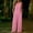 Pink, variant on Plcasen Women's 2 Piece Outfits Linen Vest Waistcoat Dressy Casual Sets Wide Leg Pants Suits