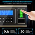 thumbnail image 4 of Bigfeliz Biometric Safe Home Fire-resistant Safe 3.0 Cubic feet with HD LCD for Home Office, 4 of 16