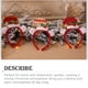 thumbnail image 2 of Billuyoard Diademas de Navidad Accesorios para el cabello de Papá Noel Accesorios de rendimiento de dibujos animados suaves Sombreros para niños Kits de decoración para fiestas Rejilla amarilla roja, 2 of 6