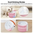 thumbnail image 2 of WOPET Pet Dog Cat Water Fountains Dispenser, 118oz/3.5L, Ultra Silent, with LED Light, Pink, 2 of 8