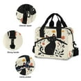 thumbnail image 5 of Lunch Bag Portable Crossbody Meal Bag Cooler Bag Insulated Lunch Bag Food Bag Handheld & Crossbody Design Cute Cartoon Black Cat, 5 of 6
