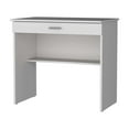 thumbnail image 4 of White Storage Desk With Drawer And Shelf, 4 of 6