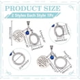 thumbnail image 2 of 1 Set 2Pcs Wedding Bouquet Photo Charms Bouquet Charm for Bride Silver Jewelry Bride Bouquet Wedding Pendant for Wedding Memory Bridal Bouquet Wedding Anniversary DIY Template, 2 of 7