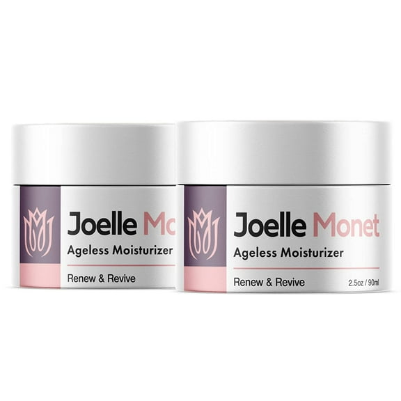 Joelle Monet - Anti-Aging Moisturizer Cream - Ingredients for All Skin Types (2 Pack)