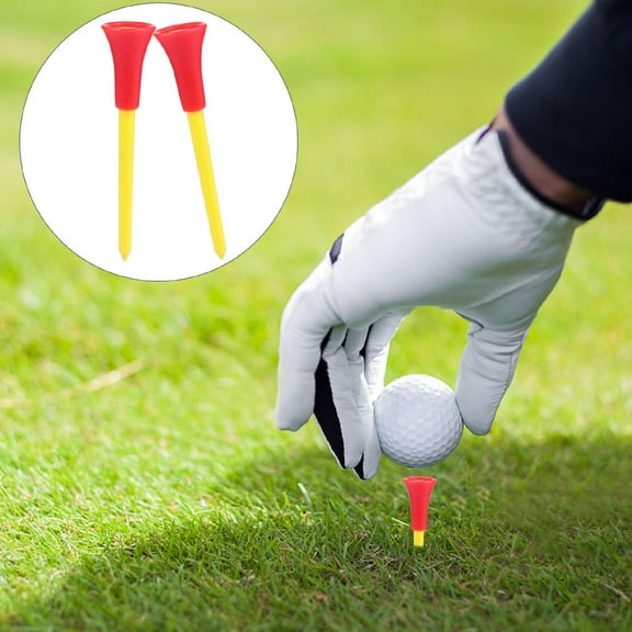 GOOHOCHY Plastic Golf Tees Set of 15pcs Perfect for Outdoor Use Assorted Color
